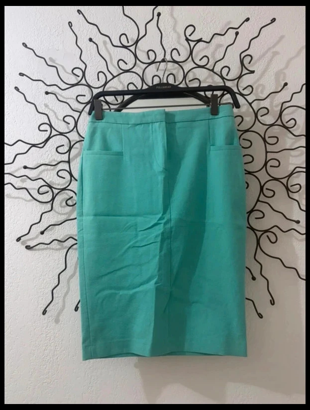 Jupe Droite Lola Paris Turquoise Vert Menthe XS Taille 34